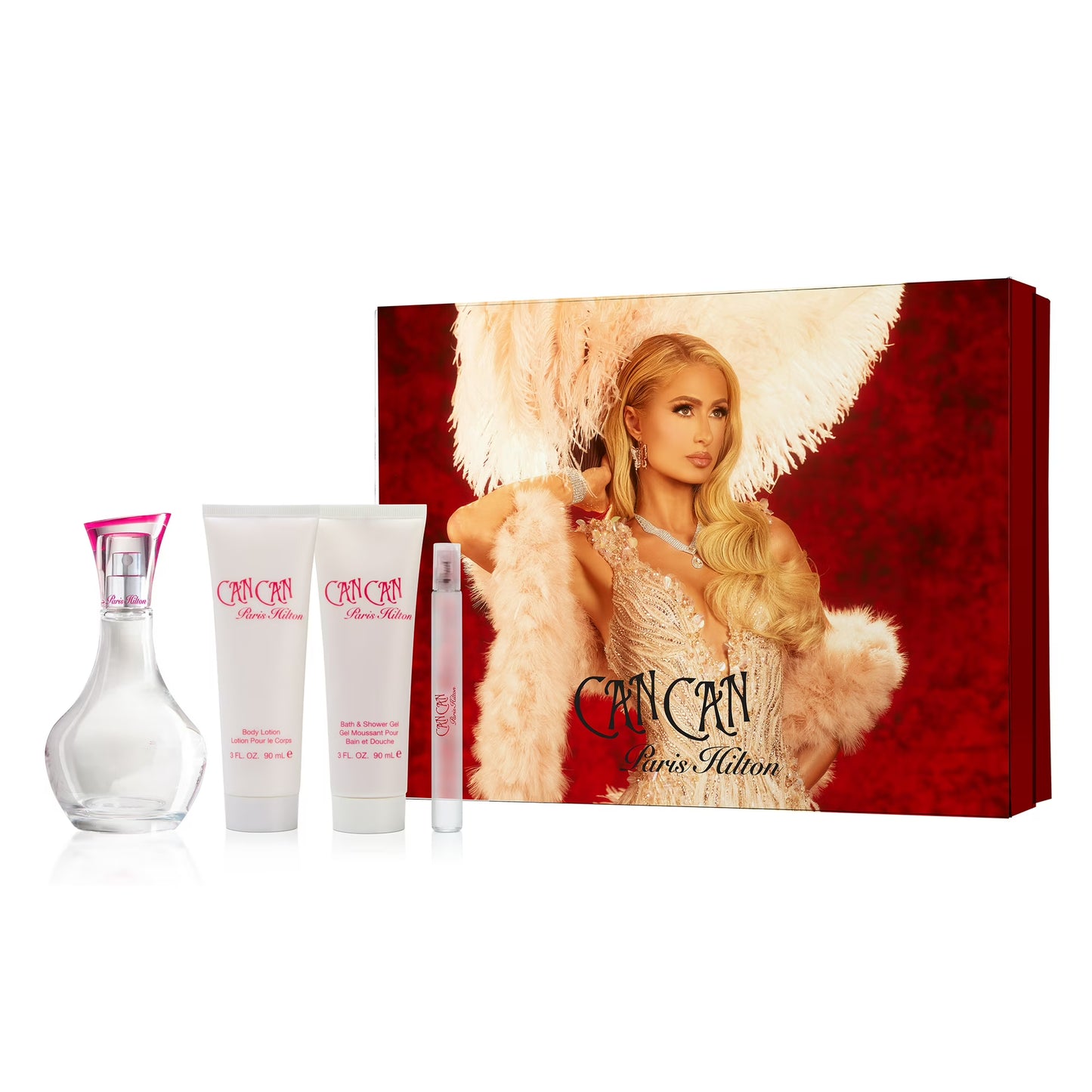 PARIS HILTON Can Can Womens 4-piece Gift Set