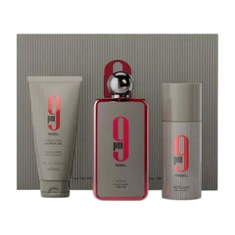 Afnan 9Pm Rebel 3pcs EDP Gift Set