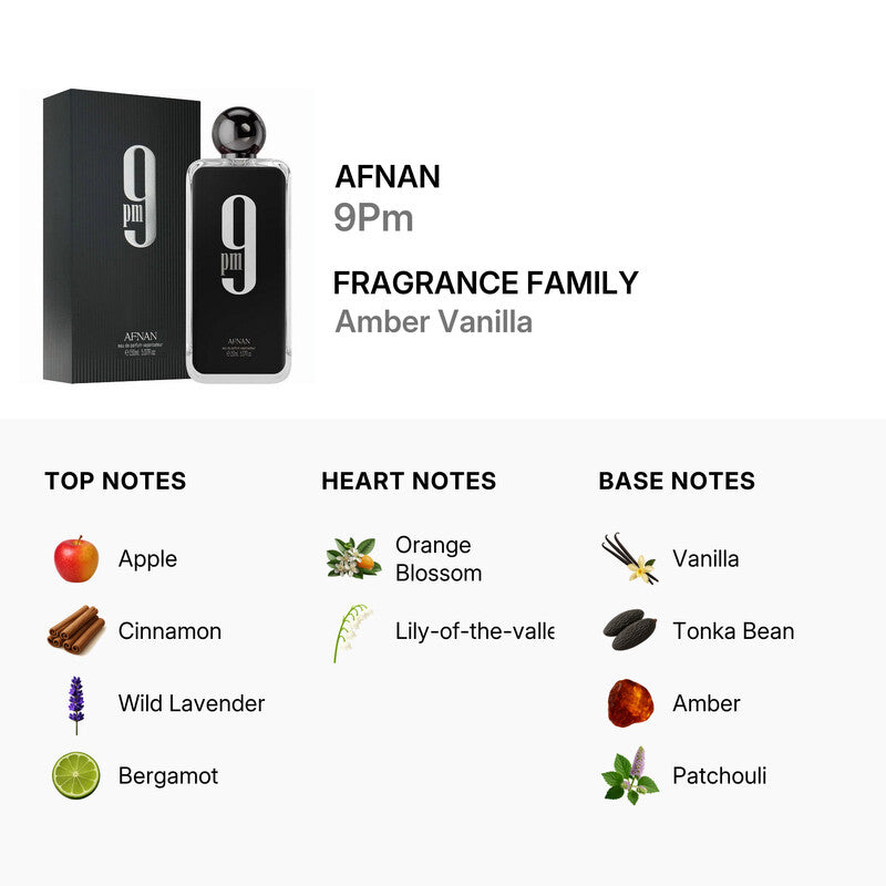 Afnan Men's 9Pm EDP Spray 5.0 oz