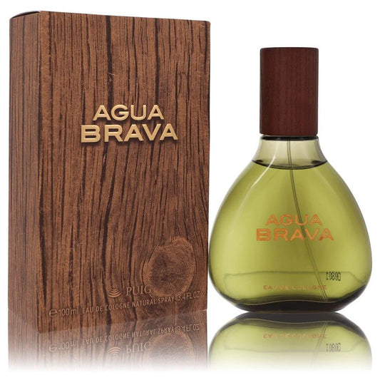 Agua Brava Puig, Eau De Cologne Natural Spray, 100ml-3.4