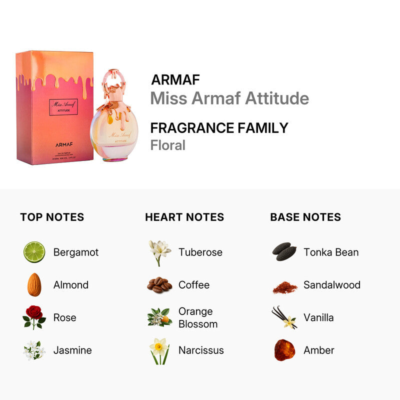ARMAF MISS ATTITUDE EAU DE PARFUM 3.4OZ/100ML