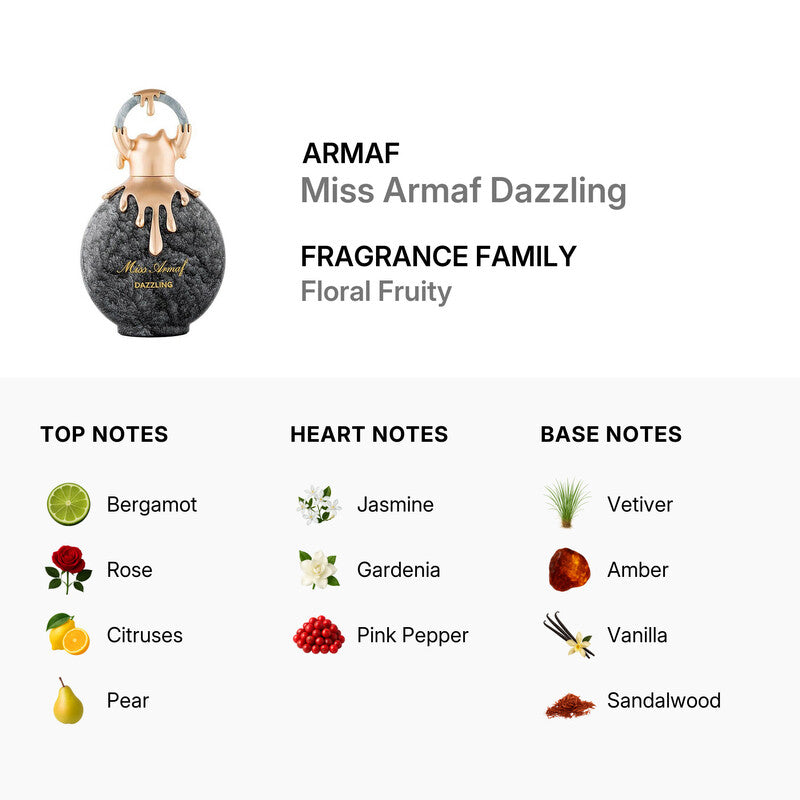 Armaf Miss Armaf Dazzling Eau De Parfum 100ML/3.4Oz