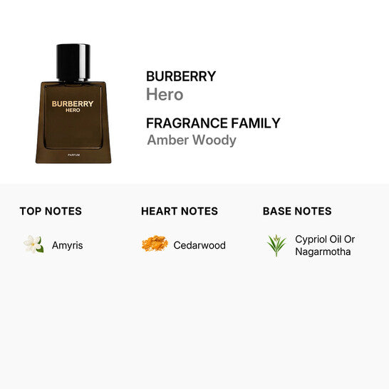 BURBERRY Hero Parfum -1.7oz/50ml