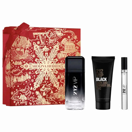 Carolina Herrera - Men 212 VIP Black 3pc Set 3.4EDP