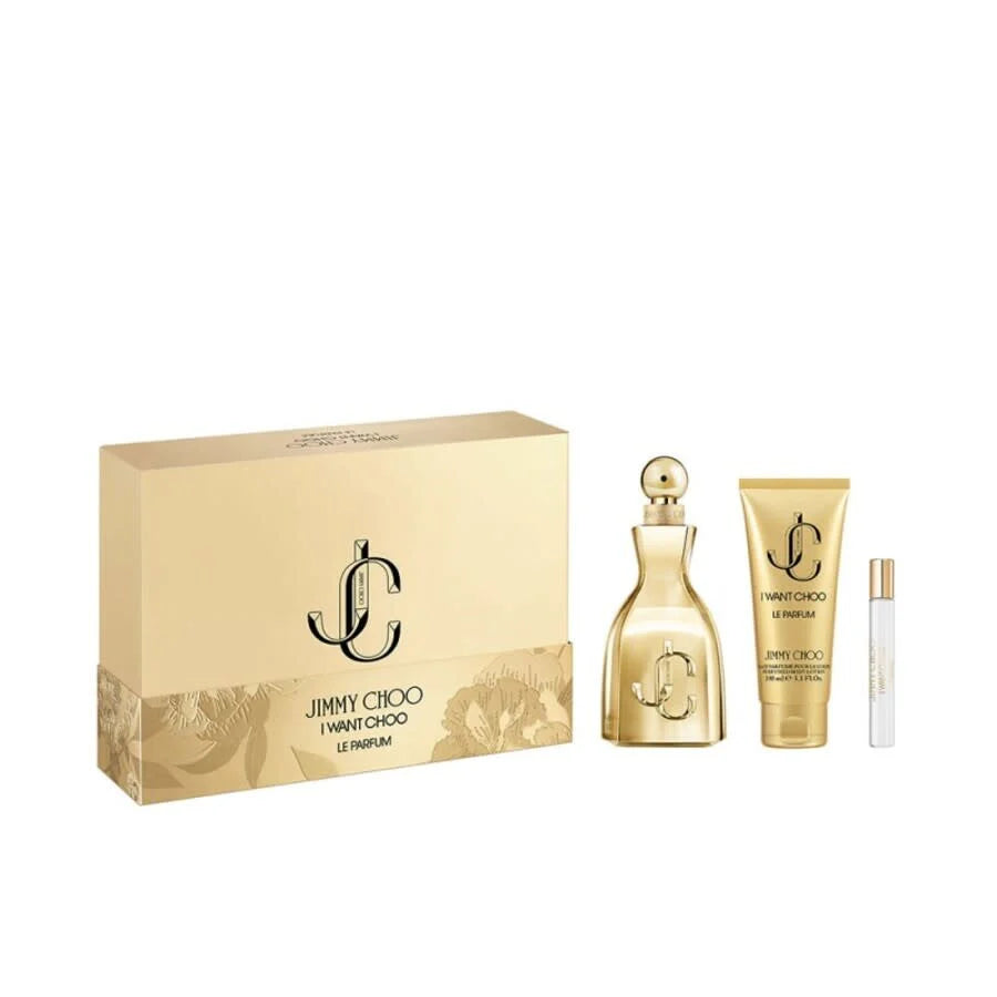 JIMMY CHOO I WANT CHOO LE PARFUM SET 3PC 100ML/3.4OZ