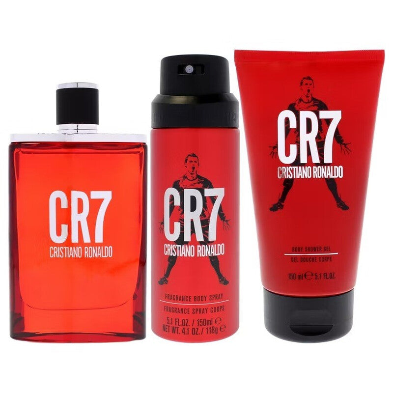 CRISTIANO RONALDO CR7 EDT SET 3PCS