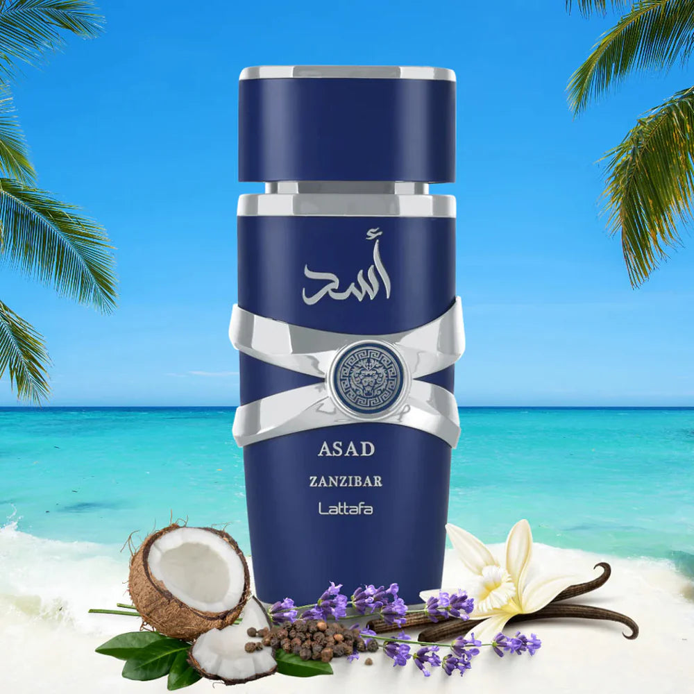 Lattafa Asad Zanzibar Eau De Parfum -100ML/3.4Oz