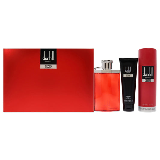 Dunhill London Desire Set Men, 3Pcs, EDT 100ml, Body Spray 195ml, EDT 30ml