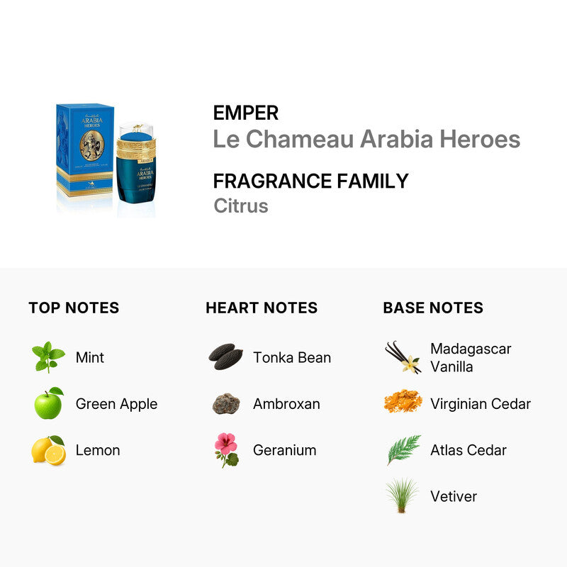 Men's Le Chameau Arabia Heroes EDP Spray 3.4 oz/100ML