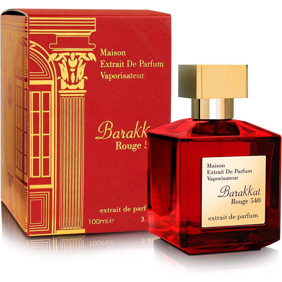 FRAGANCE WORLD Maison Barakkat Rouge 540 Extrait De Parfum 100ML/3.4Oz