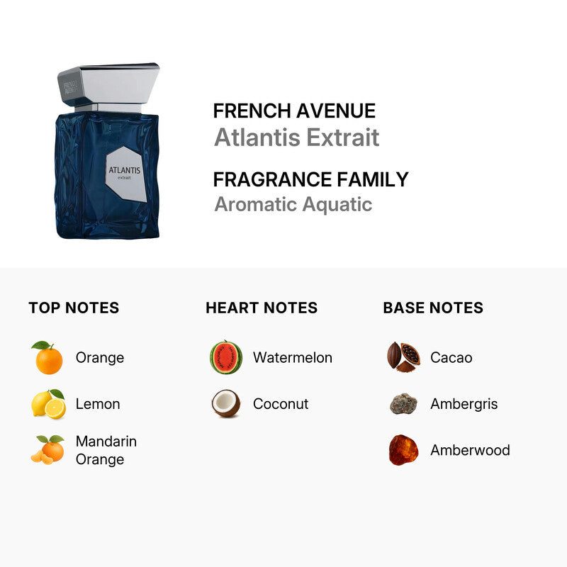 French Avenue Unisex Atlantis Extrait EDP Spray 3.4 oz