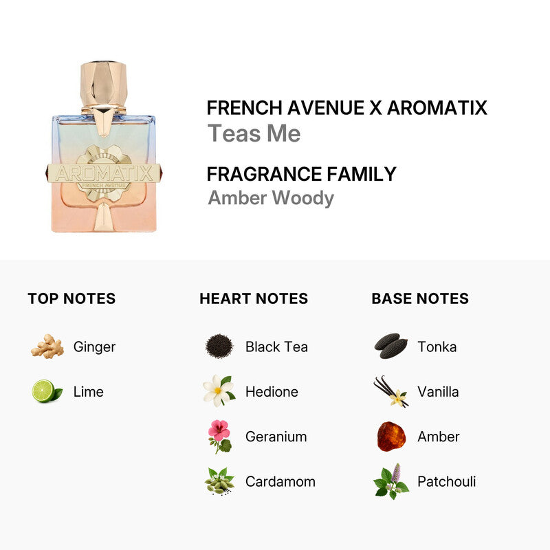 French Avenue X Aromatix Ladies Teas Me Extrait de Parfum Spray 3.3 oz/100ml