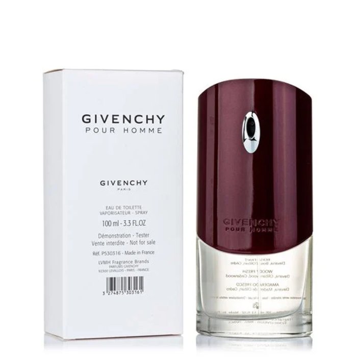GIVENCHY POUR HOMME Eau De Toilette Tester 100ML/3.3Oz