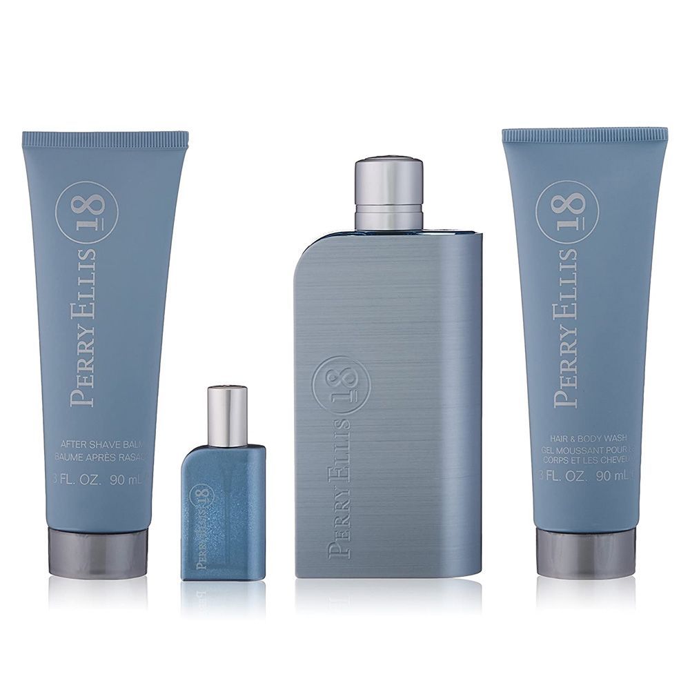 PERRY ELLIS 18 Eau De Toilette 4 Piece SET 100ML/3.4Oz
