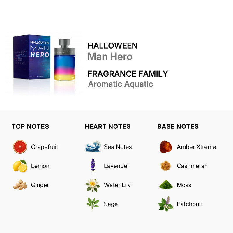 Halloween Men's Hero EDT Spray 4.2 oz
