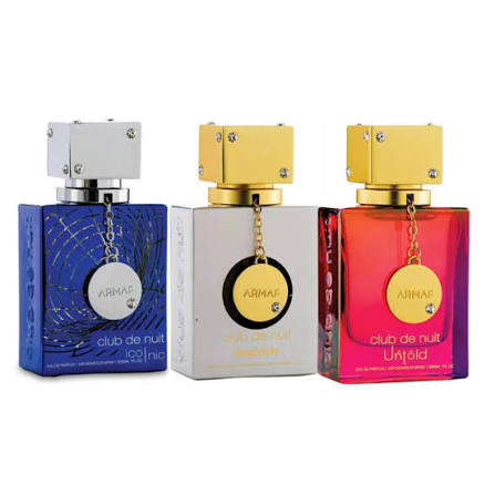 Armaf Club De Nuit Untold, Iconic & Imperiale 3 Pcs Set 1.0 OZ 30ML EDP Spray