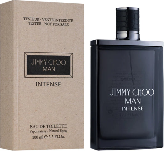 JIMMY CHOO Man Intense Eau De Toilette TESTER 100ML/3.4oz