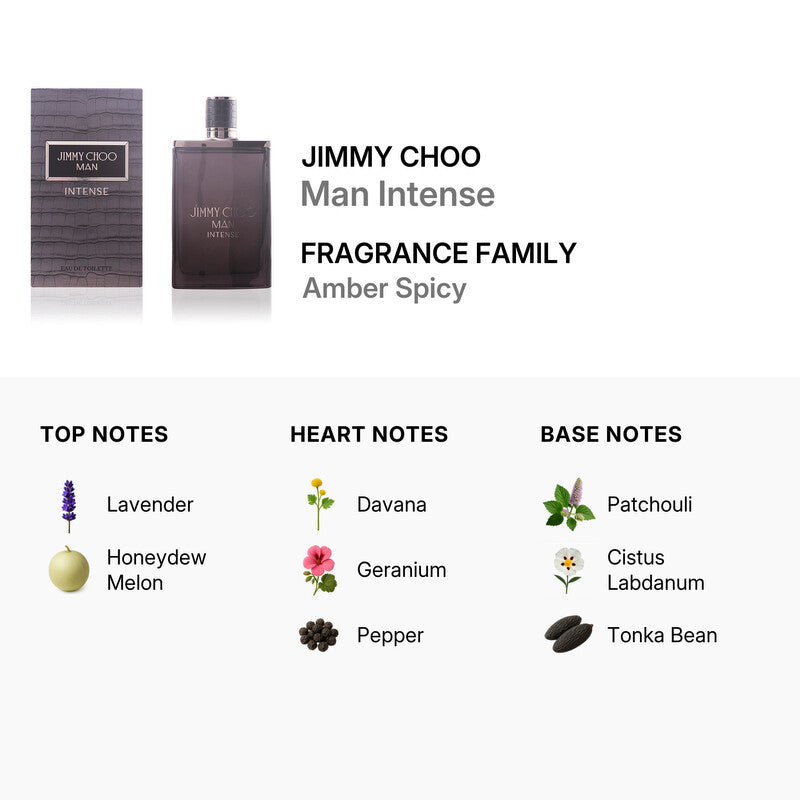 JIMMY CHOO MAN INTENSE EAU DE TOILLET 100ML/3.4OZ