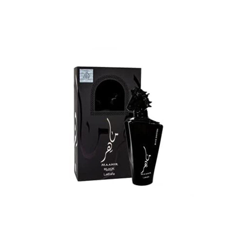 Lattafa Unisex Maahir Black Edition EDP Spray 3.38 oz