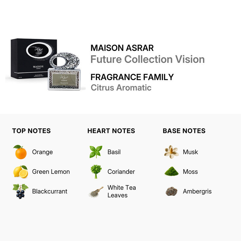 Maison Asrar  Unisex Future Collection Vision EDP Spray 3.4 oz