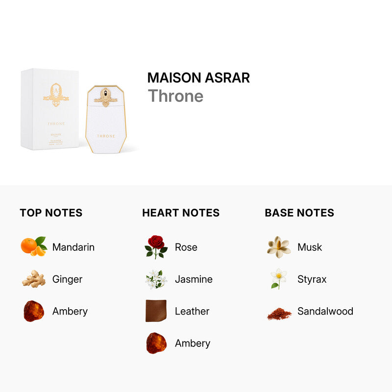 Maison Asrar Unisex Throne EDP Spray 3.4 oz
