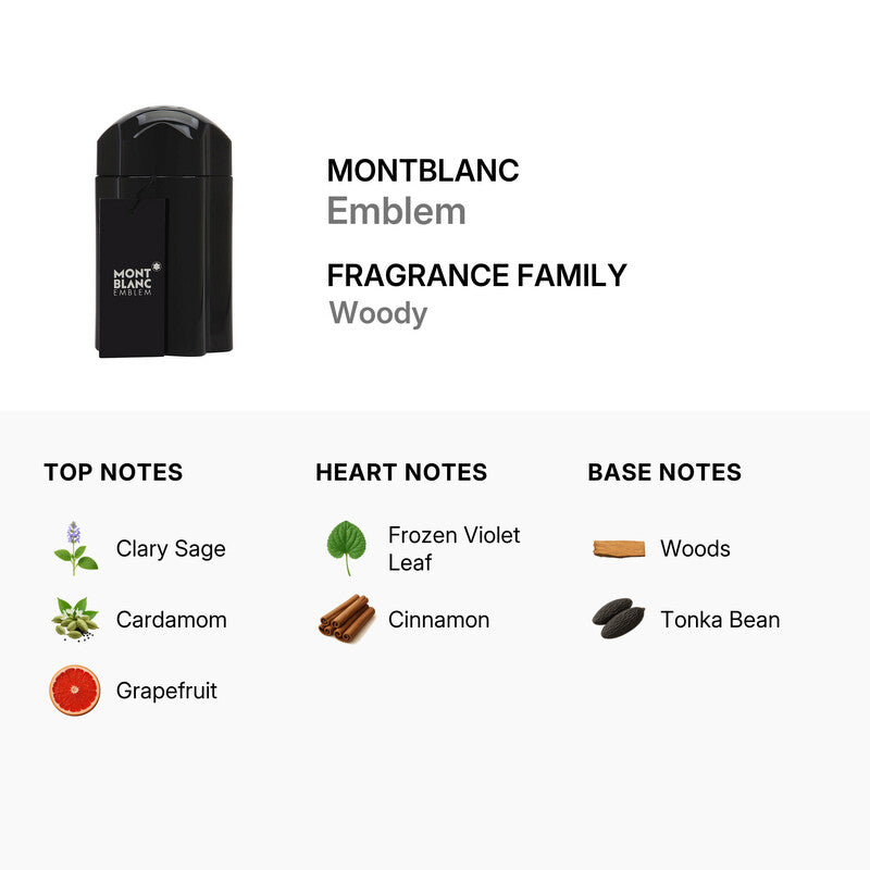 MONT BLANC FOR MEN EMBLEM TESTER 100ML/3.4OZ