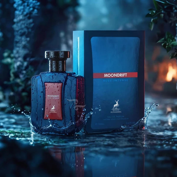 MAISON ALHAMBRA MOONDRIFT BLUE INTENSE EAU DE PARFUM FOR MEN EAU DE PARFUM 3.4 FL OZ