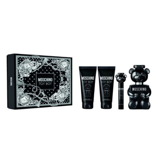MOSCHINO FOR MEN TOY BOY GIFT SET 4 PC. MEN'S