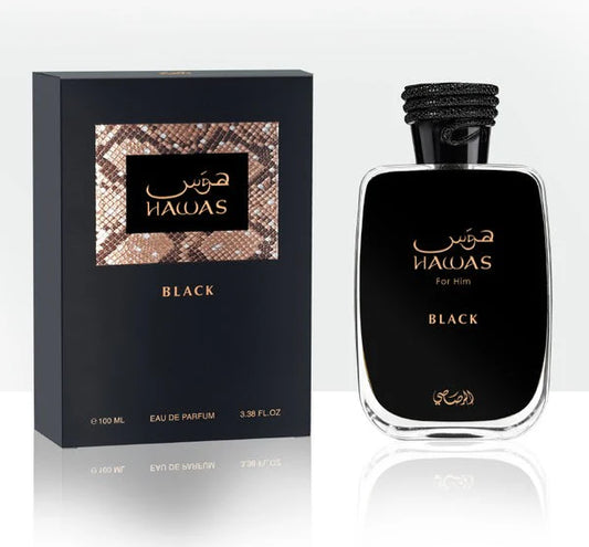 Rasasi Hawas Black EDP-100ml/3.4oz