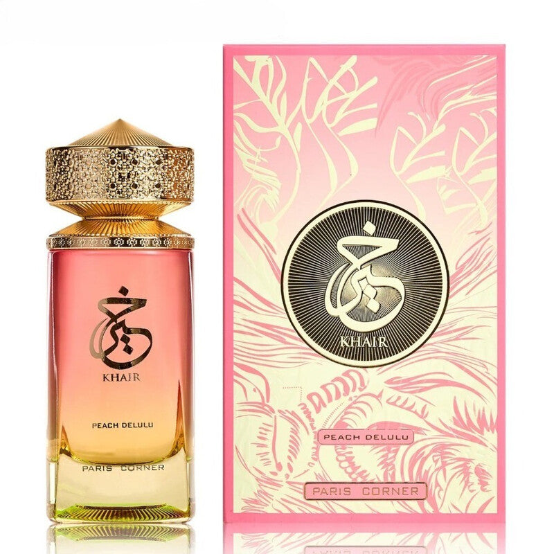 Paris Corner  Ladies Khair Peach Delulu EDP Spray 3.4 oz