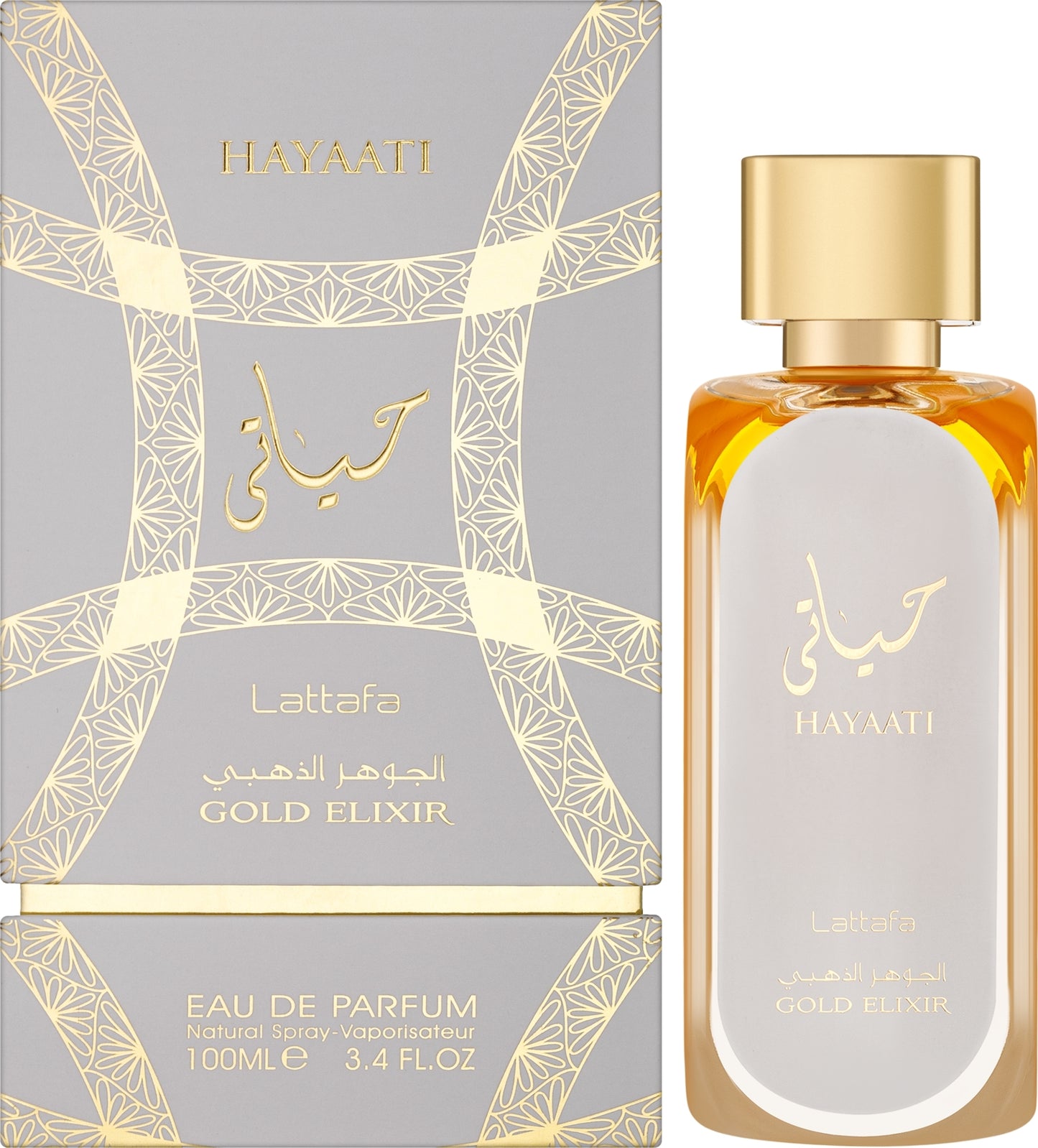 Lattafa Hayaati Gold Elixir Eau De Parfum 100ML/3.4Oz