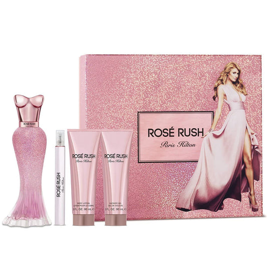 PARIS HILTON Rose Rush 4 piece Gift Set For Women