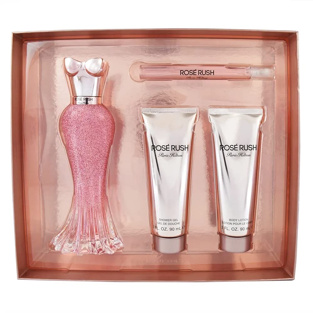 PARIS HILTON Rose Rush 4 piece Gift Set For Women