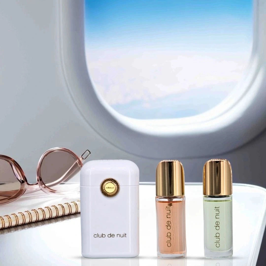 Armaf Club de Nuit Parfum Travel Buddy Set Eau de Parfum 12ML + 12 ML Oil Luxury Case & Pouch Ladies