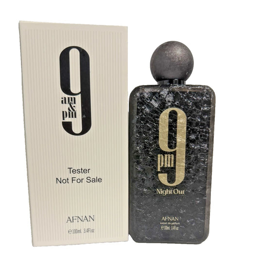 AFNAN 9PM Night Out Extrait de Parfum TESTER 100ML/3.4Oz