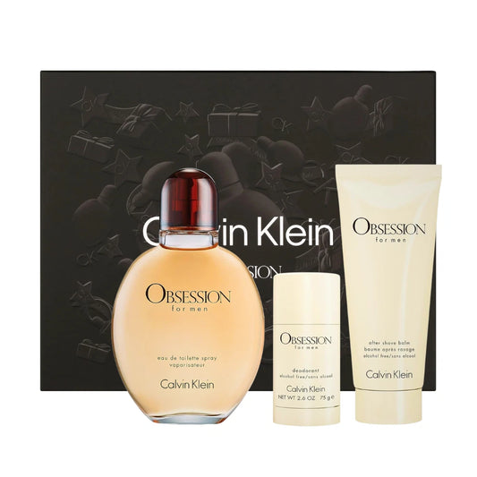Calvin Klein Obsession For Men EDT-Set 3Pc