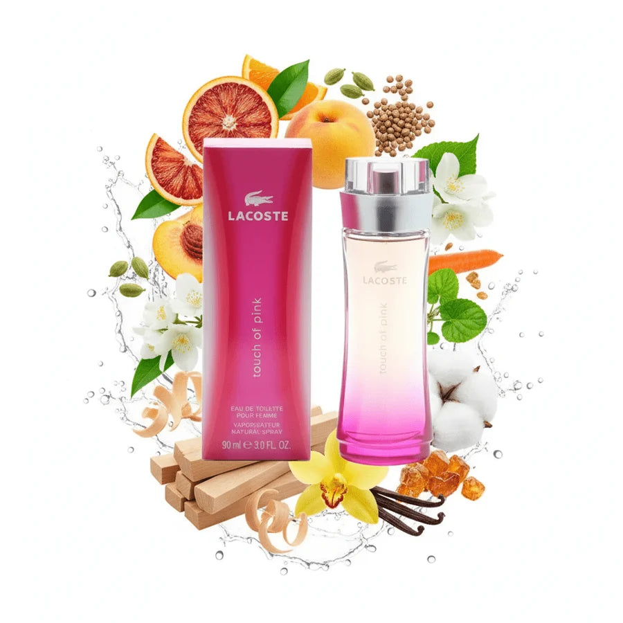 LACOSTE TOUCH OF PINK EDT 90ML/3OZ