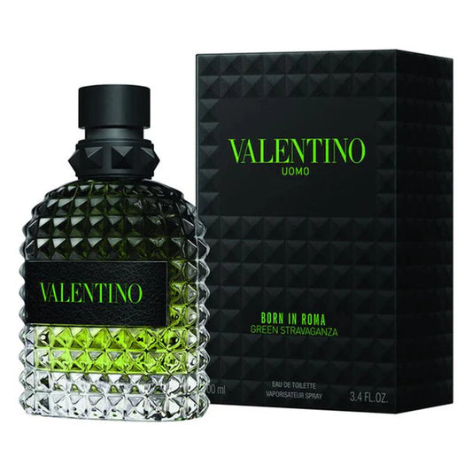 Valentino Uomo Born In Roma Green Stravaganza EDT-100ml/3.4oz