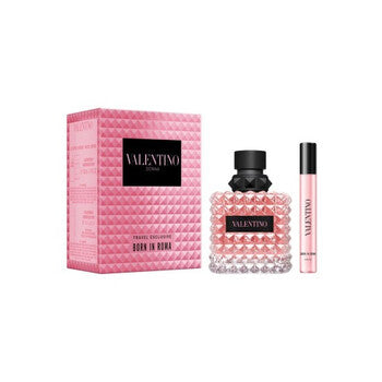VALENTINO Born In Roma Gift Set 2pc 3.4oz, 10ml travel size