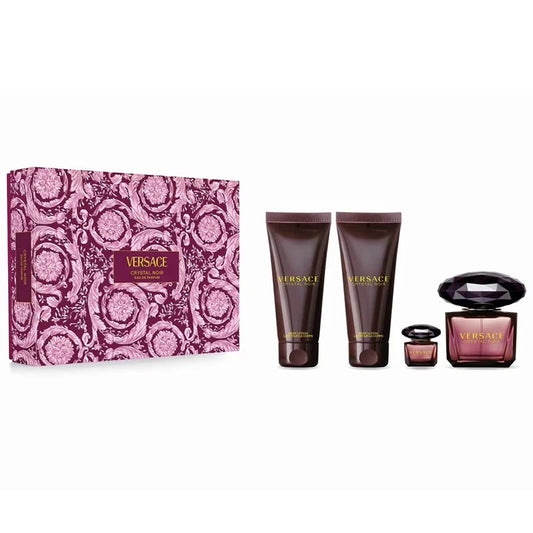 Versace Crystal Noir EDT, SET 4 PCS