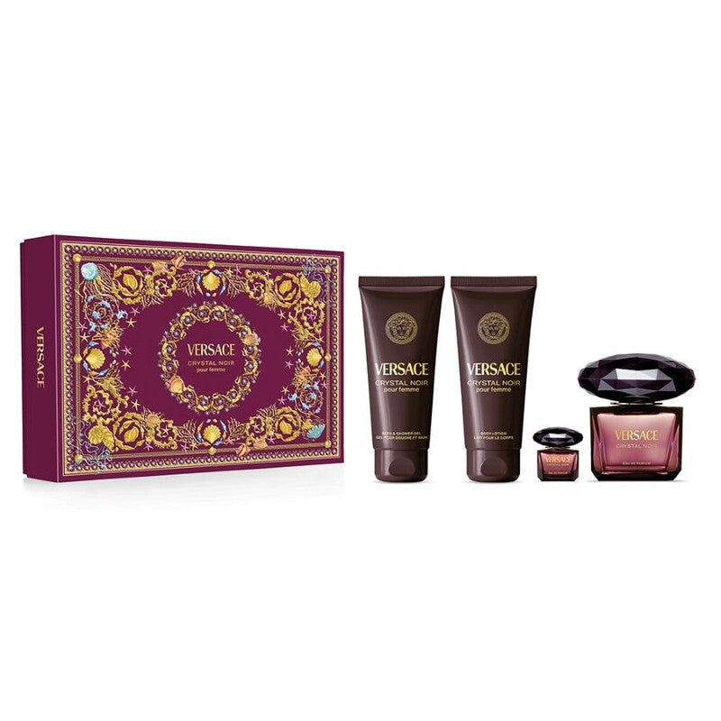 VERSACE NOIR POUR FEMME GIFT SET 4PC EAU DE PERFUM