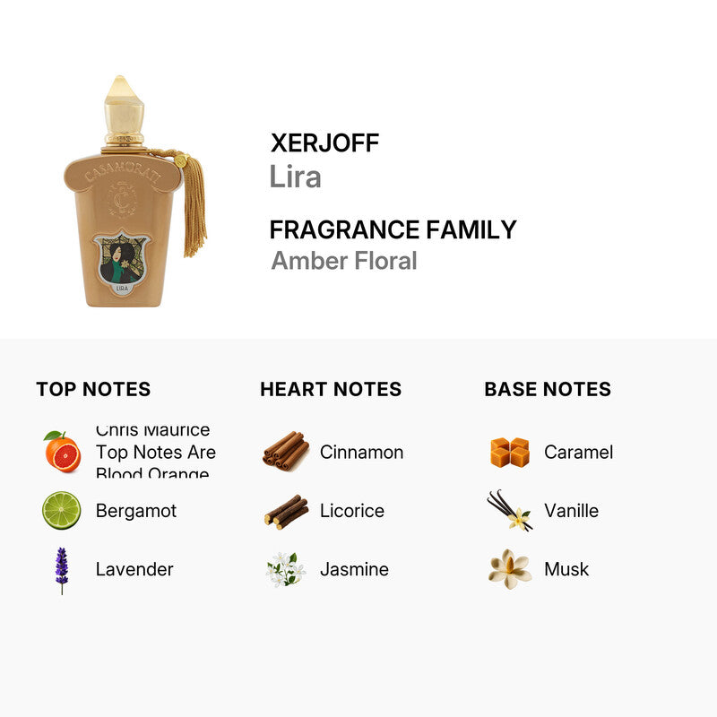 Xerjoff  Casamorati Lira Eau De Parfum Spray 3.4 Oz